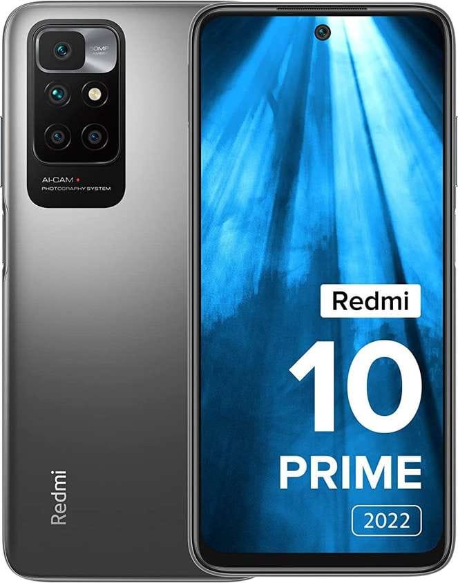 Redmi 10 Prime 2022 (Phantom Black, 4GB RAM, 64GB Storage) – Dual SIM Smartphone Phone Tech