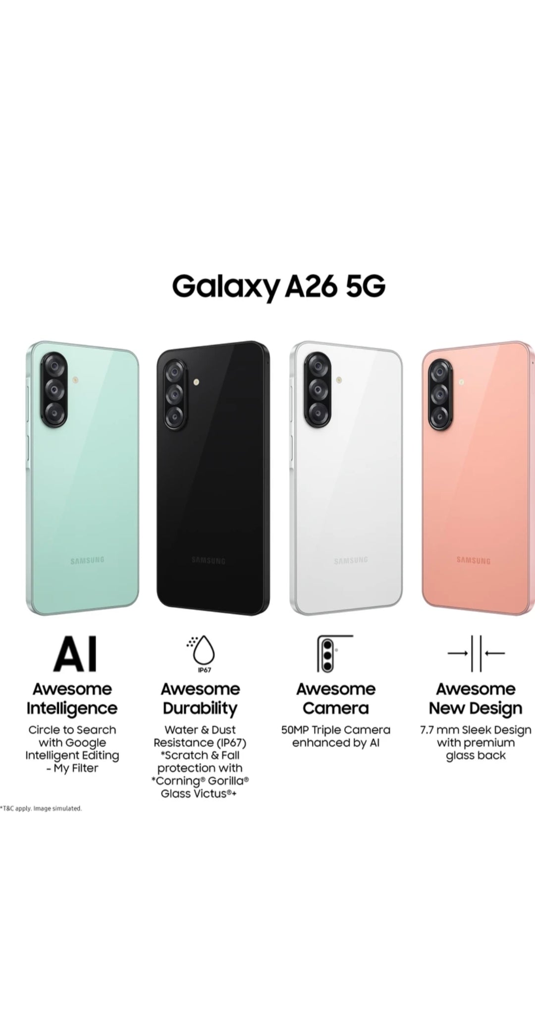 SAMSUNG A26 8/128 Phone Tech