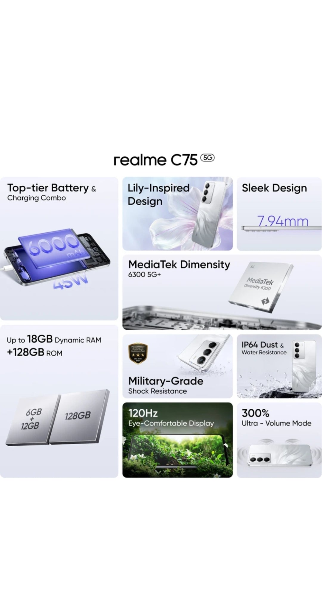 REALME C75 4/128 Phone Tech