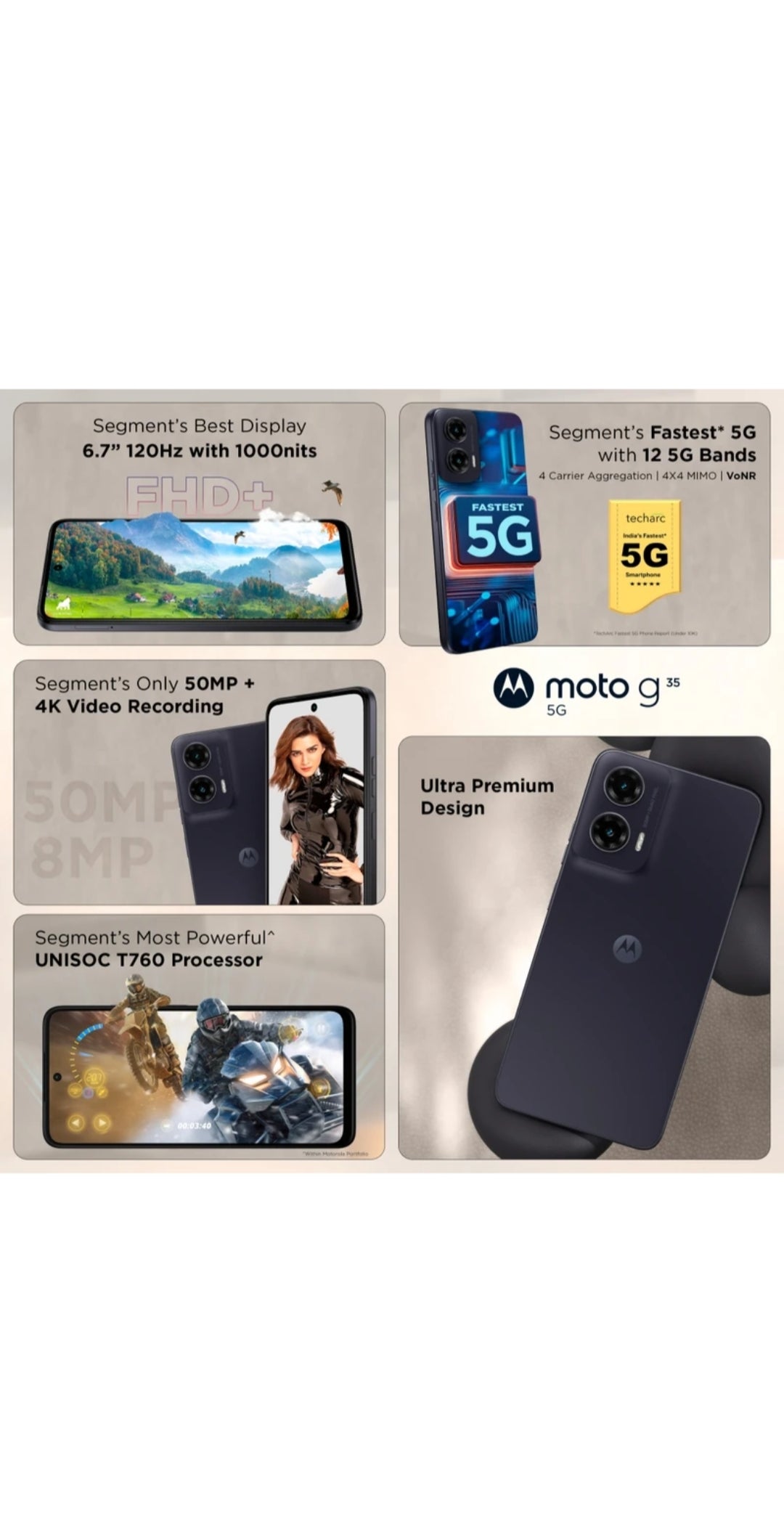 MOTOROLA G35 5G 4/128 Phone Tech