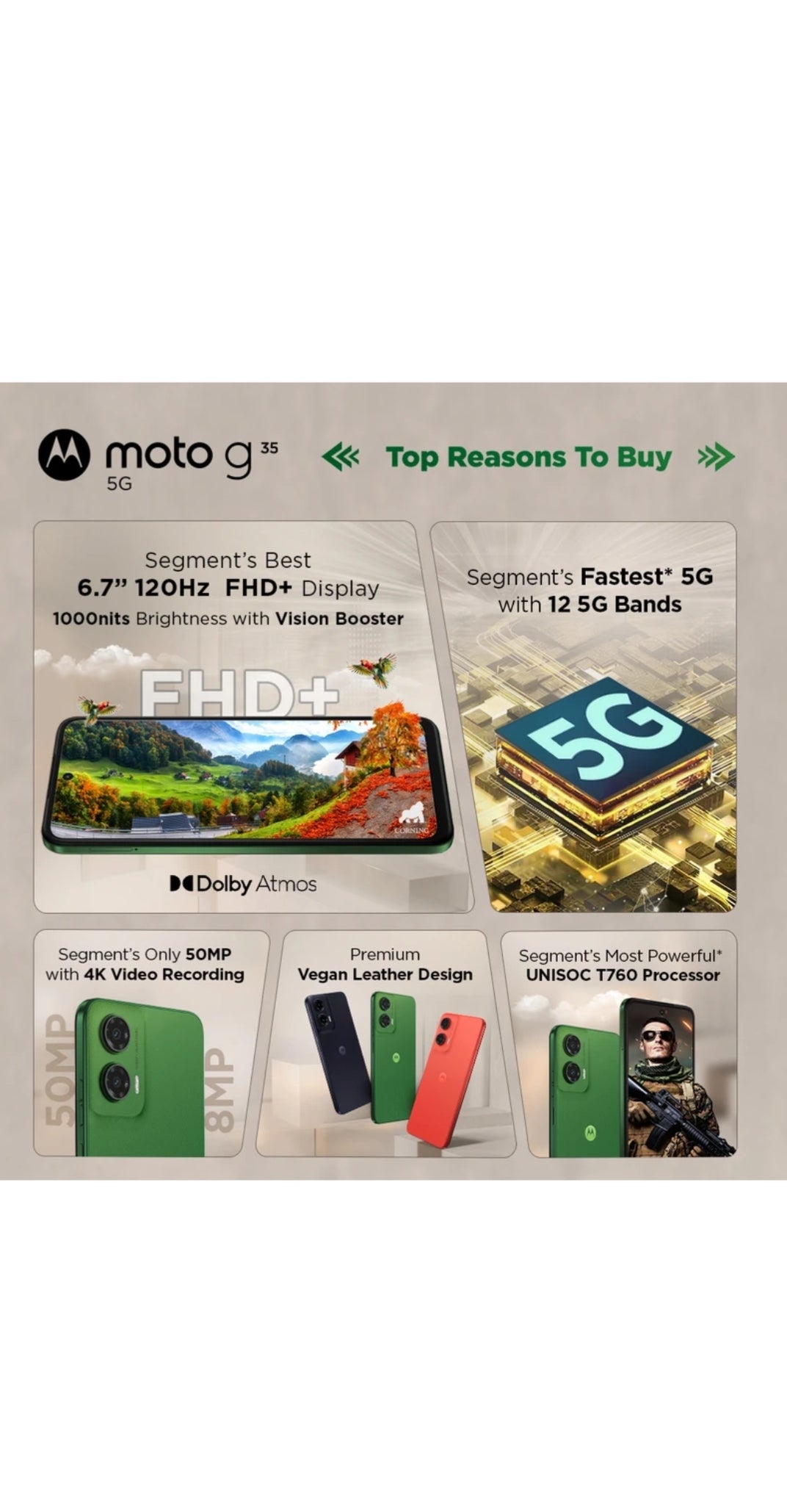 MOTOROLA G35 5G 4/128 Phone Tech