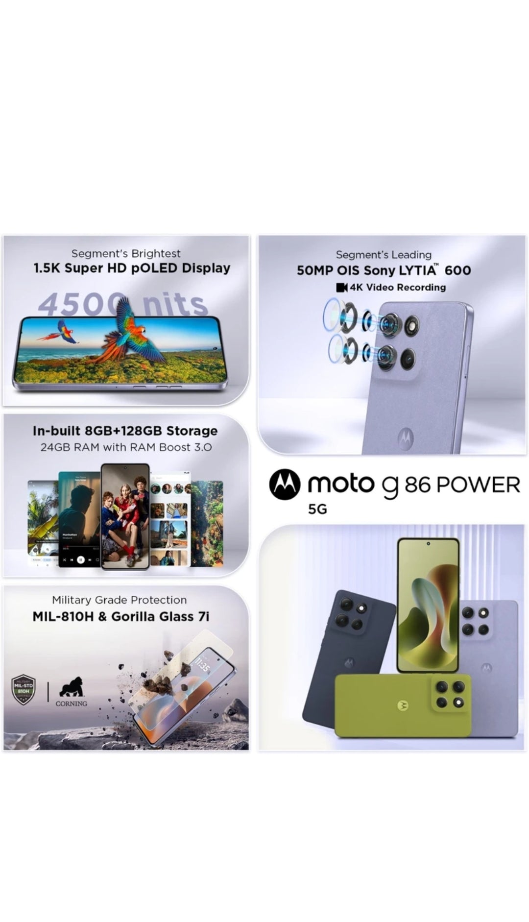MOTOROLA G86 POWER 8/128 Phone Tech