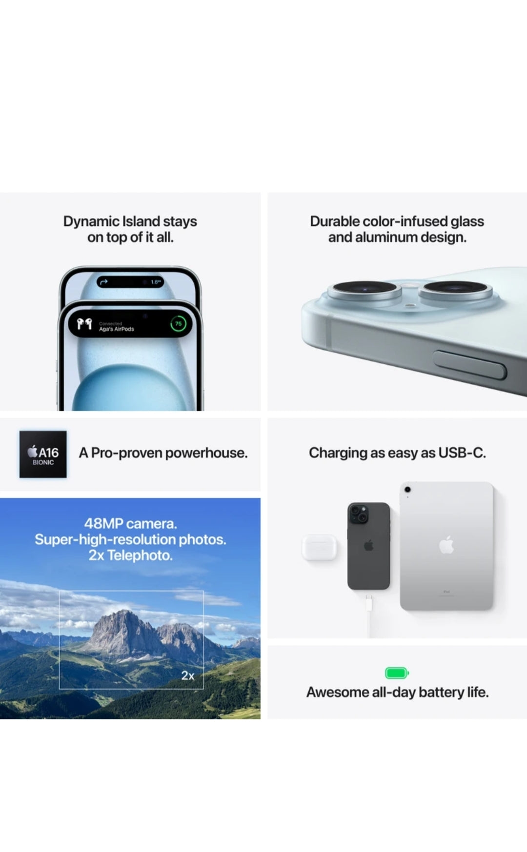 IPHONE15 8/128 Phone Tech