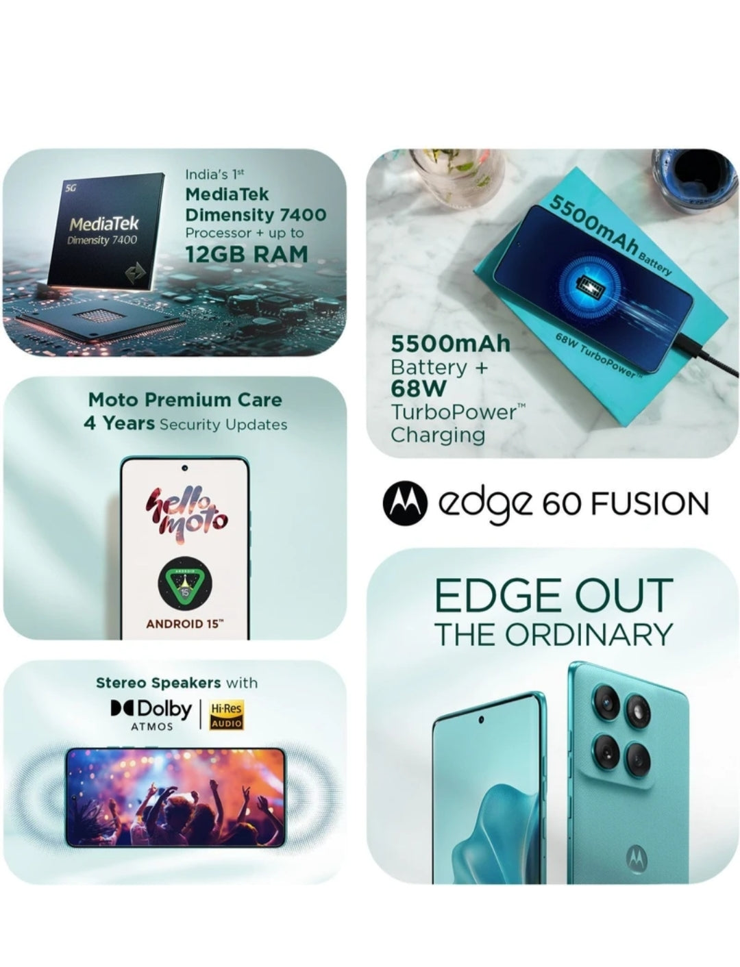 Motorola edge 60 fusion 8/256 Phone Tech